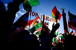 Iran hangs protester, accuses him of injuring security operative