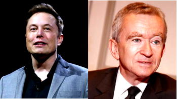 Elon Musk loses world’s richest spot to Louis Vuitton owner, Bernard Arnault