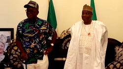 Tambuwal visits Ortom, says PDP crisis not war of attrition