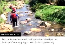 8 dead, 9 missing as flash flood sweeps off South African worshippers