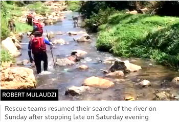 8 dead, 9 missing as flash flood sweeps off South African worshippers