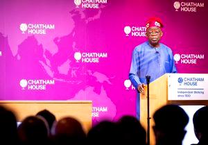 Tinubu at Chatham House11 I can debate from morning till night – Tinubu