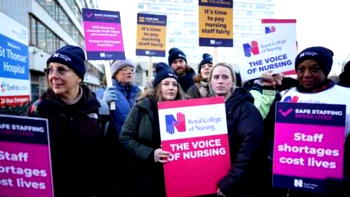 UK nurses begin strike over pay rise