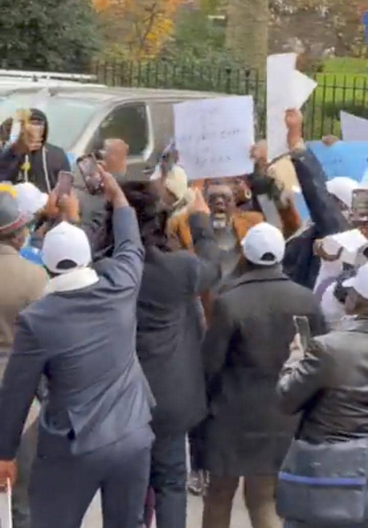 [Video]: Reno Omokri, Tinubu's Supporters Clash In London - Vanguard News