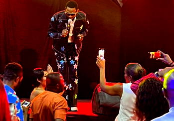 D’banj made his first performance on stage after release