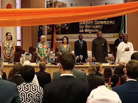 Germany returns 22 Benin Bronzes to Nigeria
