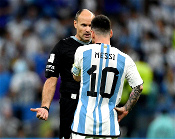 Controversial referee Mateu Lahoz sent home after Messi’s outburst