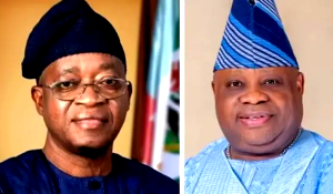 Adeleke, Oyetola lock horns over allege looting of Governor’s Lodge Adeleke, Oyetola lock horns over allege looting of Governor’s Lodge