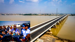 Photos: Second Niger Bridge opens to vehicular movements