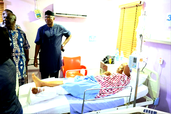 Omo-Agege visits survivors, families of victims of Delta’s boat accident