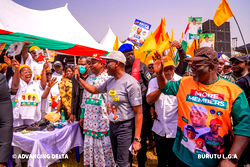2023: PDP Campaign train belts in Burutu