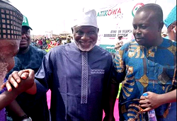 Osun: Lasun dumps LP for PDP; attends Atiku’s presidential rally in Osogbo