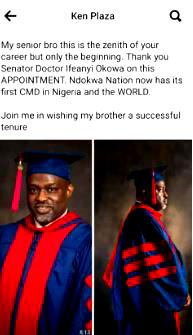 Jubilation as Okolugbo becomes CMD DELSUTH, the first Ndokwa/Ukwuani