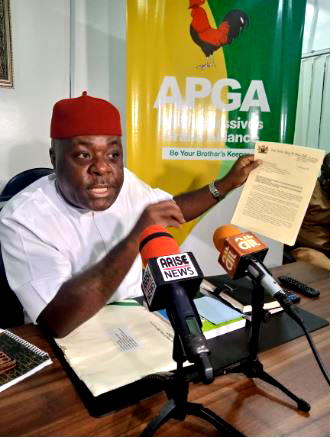 APGA crisis: Njoku calls for calm, unity among members to win 2023 polls