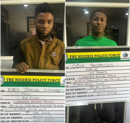 Police arrest 2 over cryptocurrency, other frauds
