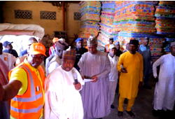 Post Insurgency: Saudi aid centre, Dangote Committee deliver relief to Borno IDPs, flood victims