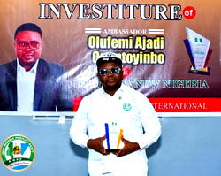 Ajadi bags Icon of New Nigeria award