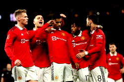 FA Cup: Rashford, Antony score as Man United knock out Everton