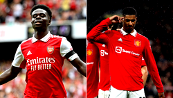 Arsenal battle Man Utd in heavyweight  match