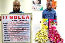 NDLEA arrests Brazil returnee with 105 parcels of cocaine in candies