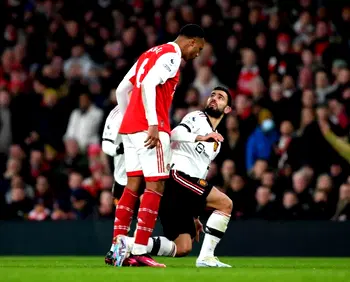 Gabriel takes dig at Bruno Fernandes after Arsenal defeat Man Utd