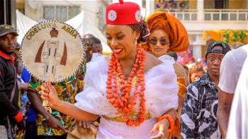 Chimamanda becomes first woman to receive chieftaincy title in hometown