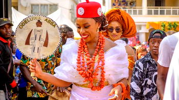 Chimamanda becomes first woman to receive chieftaincy title in hometown