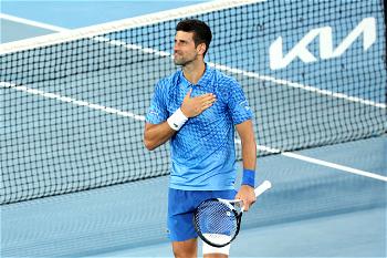 Djokovic storms into second round on Australian Open return
