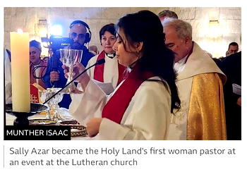 First woman pastor ordained in Holy Land