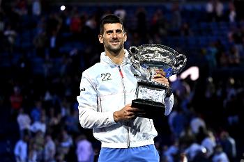 Australian Open: Djokovic beats Tsitsipas, wins record-equalling 22nd Grand Slam title