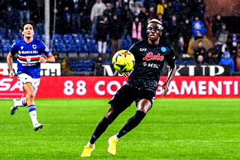 Osimhen scores as Napoli down Sampdoria 2-0