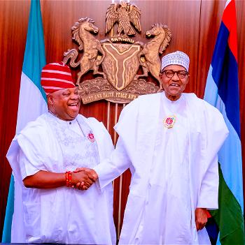 Buhari hosts Gov Adeleke, pledges support for Osun