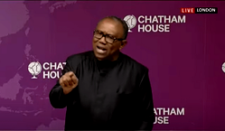 Chatham House: I’ll address sources of agitations — Peter Obi