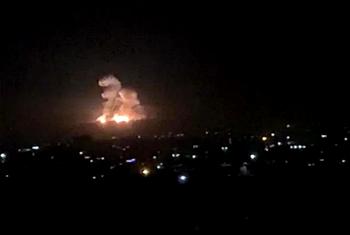 Israeli airstrikes kill two Syrian soldiers, shuts down airport