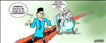 Cartoon: Tubabas at war
