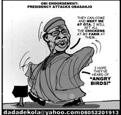 Cartoon: Do these angry Ota birds write letters?