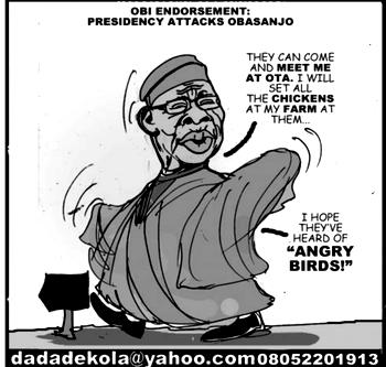 Cartoon: Do these angry Ota birds write letters?