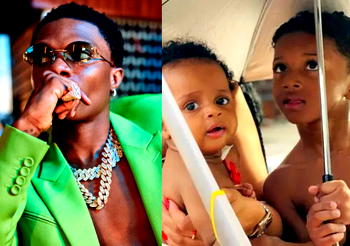 ‘He is a child not pikin’, Nigerians react to Wizkid’s second son picture