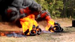 The danger in burning used tyres for wires