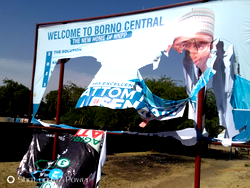 NNPP Chairman in Borno laments destruction of Bill Boards erected in strategic places 
