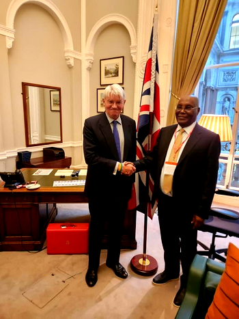 Atiku returns to Nigeria after UK meeting