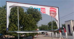Again, NNPP in Borno decries destruction of billboards, posters [Photos]