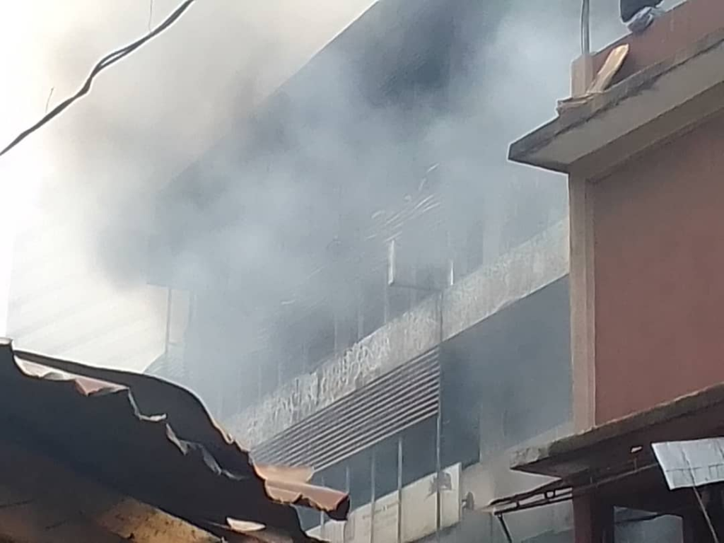 image 553 Fire guts 4-storey building in Lagos