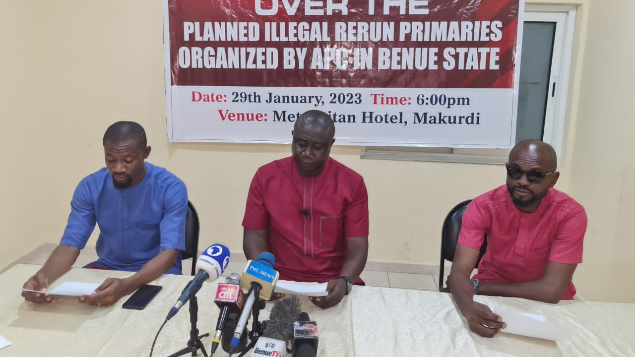 image 627 edited Benue APC guber dispute: Youths caution against plunging state into crisis
