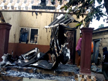 House of Ebubeagu commander burnt, wife killed in Ebonyi
