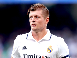 Real Madrid celebrates midfielder Toni Kroos at 33