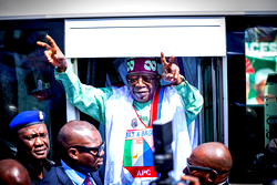 Tinubu arrives Edo for APC presidential campaign rally&nbsp;