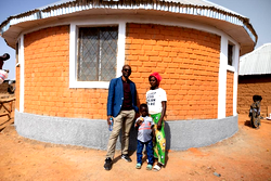 Group builds house for displaced widow in Plateau community