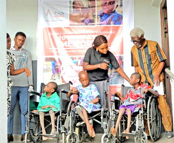 Ahbidi Foundation gifts Physiotherapy equipments to Modupe Cole Memorial