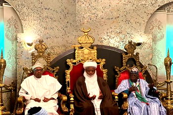 [Video] I came with Buhari, you cannot reject endorsing me – Tinubu to Sultan